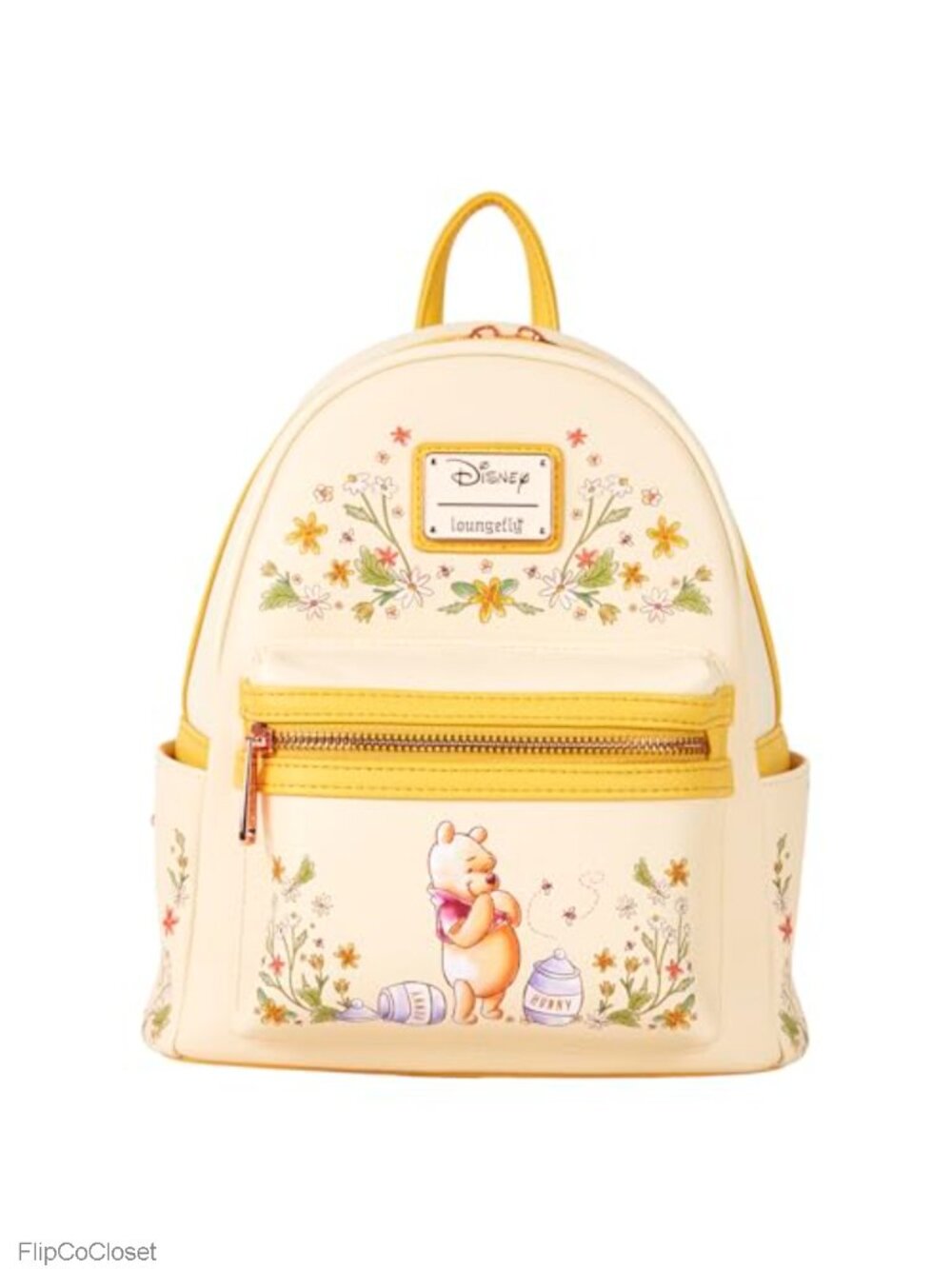 Loungefly Disney Winnie the Pooh Mini Backpack Faux Leather Handbag Shoulder Bag